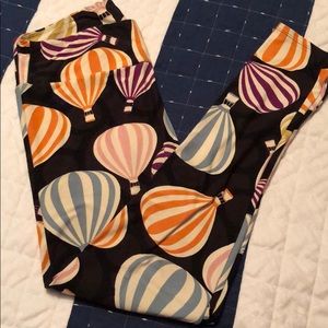 LuLaRoe TC Leggings **hot air balloon**